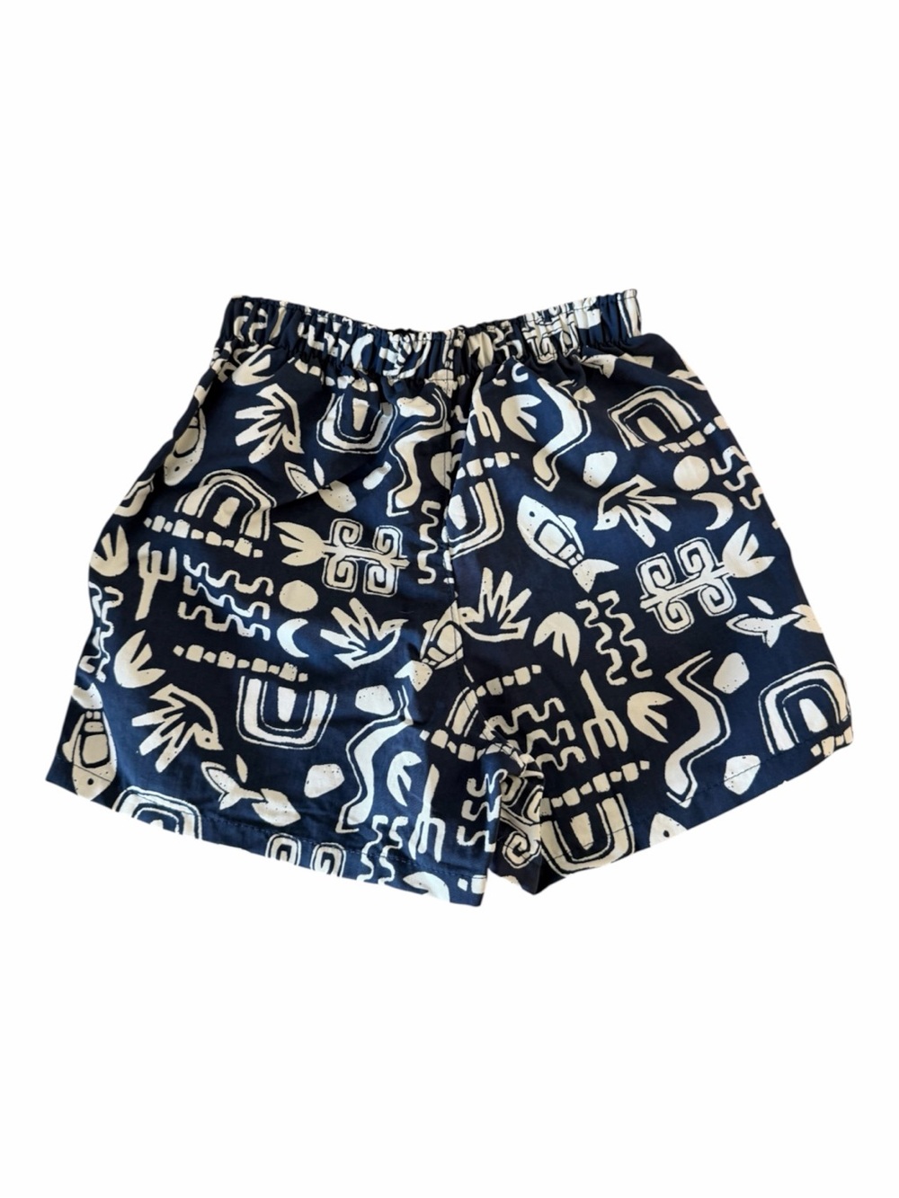 NWT Patagonia Baby Baggies Shorts Fish Print Navy Size 2T